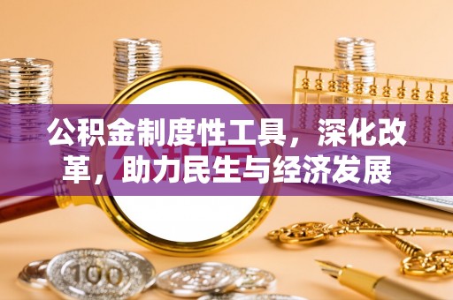 埌东公积金制度性工具，深化改革，助力民生与经济发展